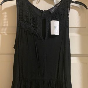 Brand new, never worn black romper